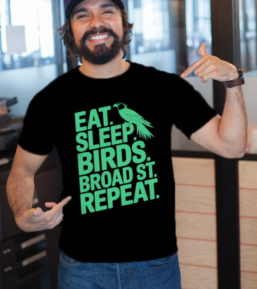 Birds Broad St Repeat T-Shirt