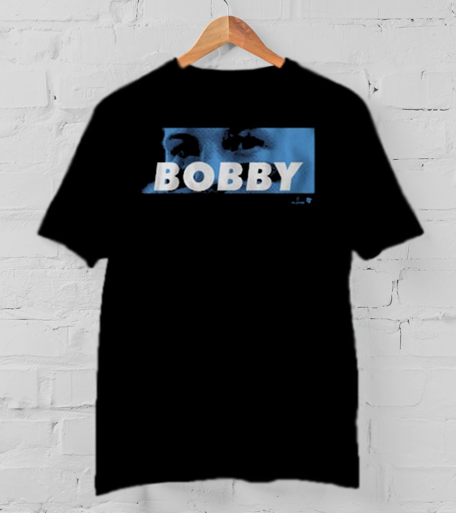 Bobby Witt Jr Bobby Eyes Blue Text T-Shirt