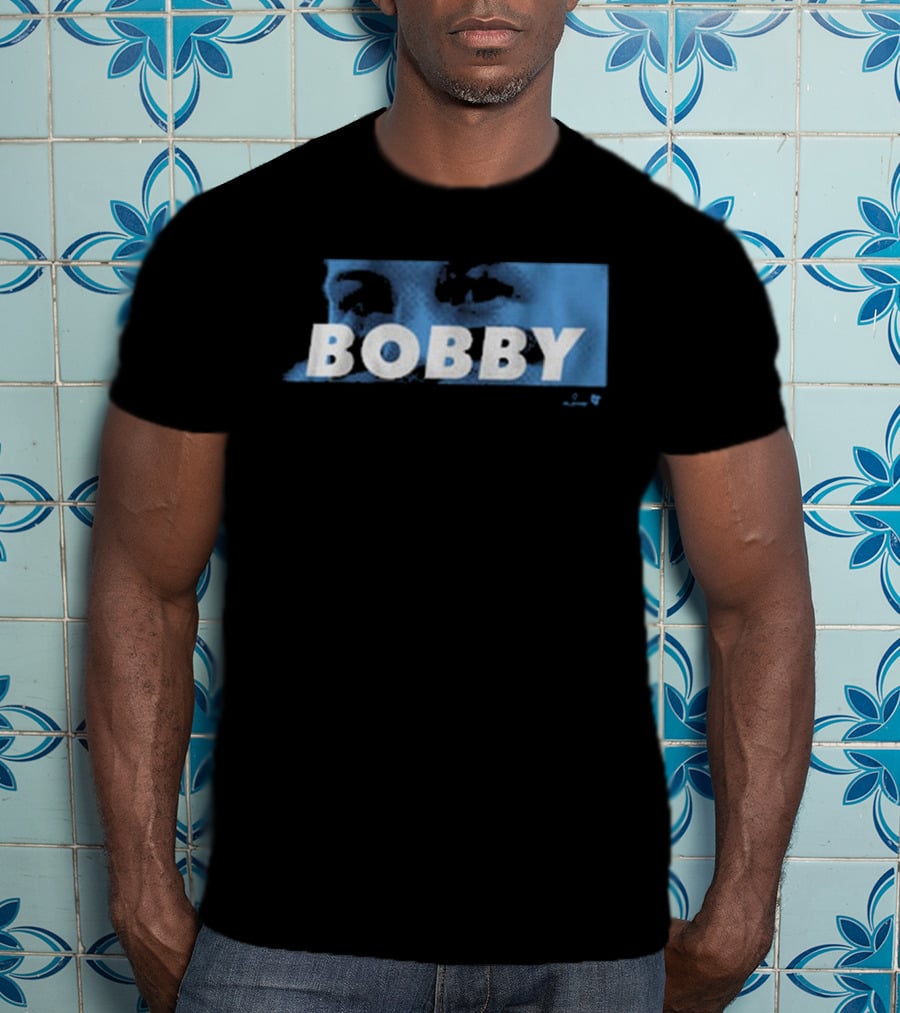 Bobby Witt Jr Bobby Eyes Blue Text T-Shirt