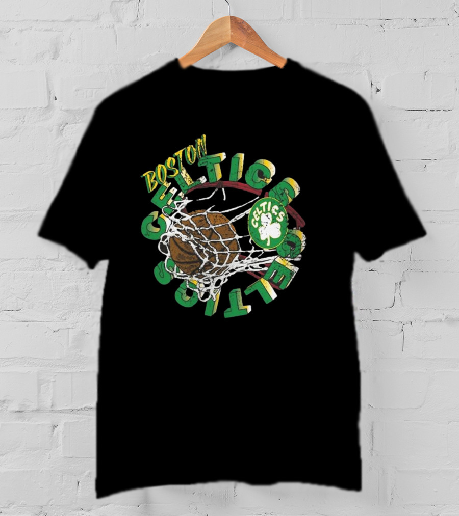 Boston Celtics Mitchell & Ness Preschool In The Net Basketball Celtics T-Shirt