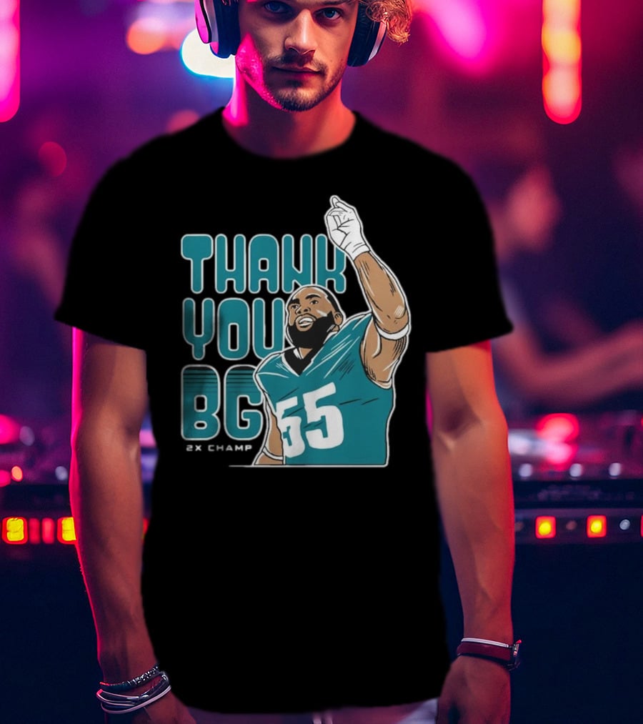 Brandon Graham Thank You BG T-Shirt