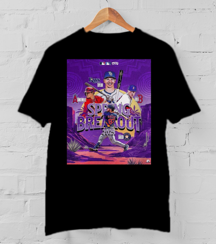 Brayden Taylor Cole Fontenelle Payton Tolle Tommy Sacco MLB Baseball Spring Breakout 2025 T-Shirt