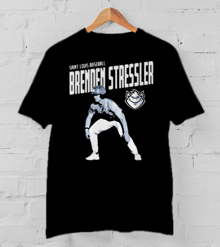 Brenden Stressler Portrait Saint Louis Billikens Baseball NCAA Division I Graphic T-Shirt