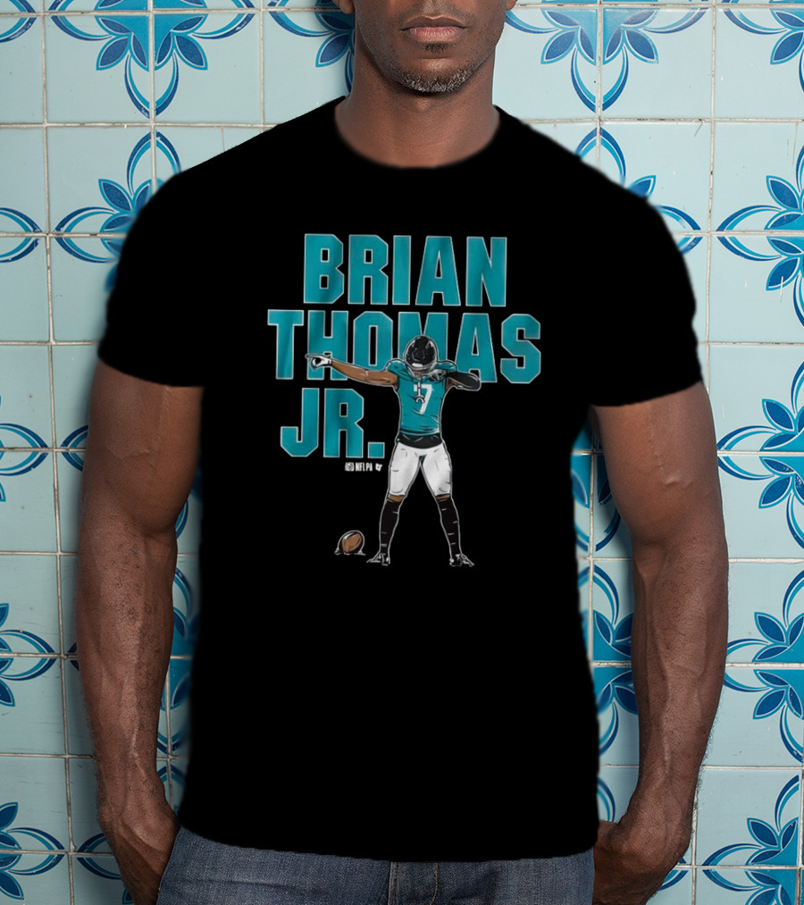 Brian Thomas Jr Superstar Pose Jacksonville Jaguars Football NFL T-Shirt