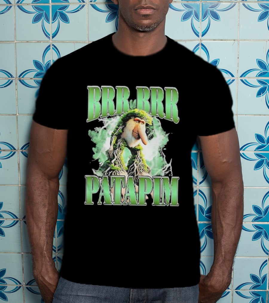 Brr Brr Patapim Italian Brainrot Meme T-Shirt