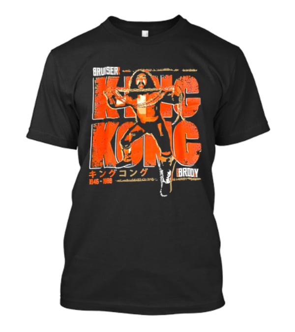 Bruiser Brody King Kong 1946 1988 Vintage T-Shirt