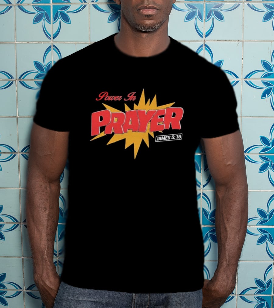 Bryce Crawford Merch Power In Prayer 90’s Cartoon T-Shirt