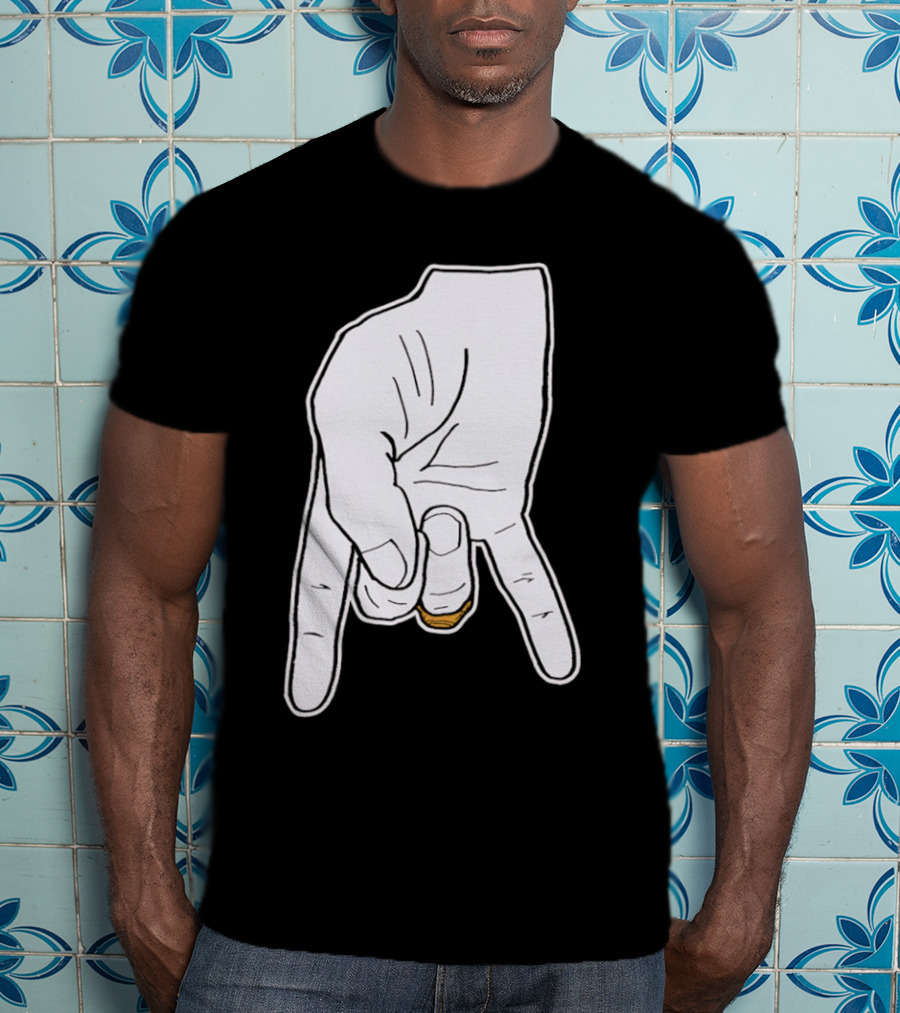 BTHO T.u. Horns Down Hand Gesture T-Shirt