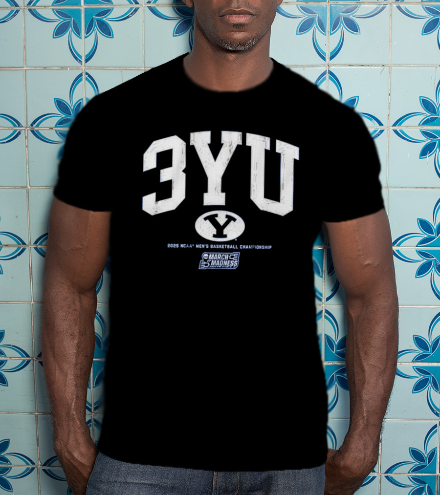 BYU Basketball 3YU NCAA Men’s Basketball March Madness T-Shirt