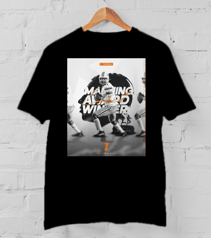 Cameron Ward Is Your Manning Award Winner Miami Hurricanes Football T-Shirt