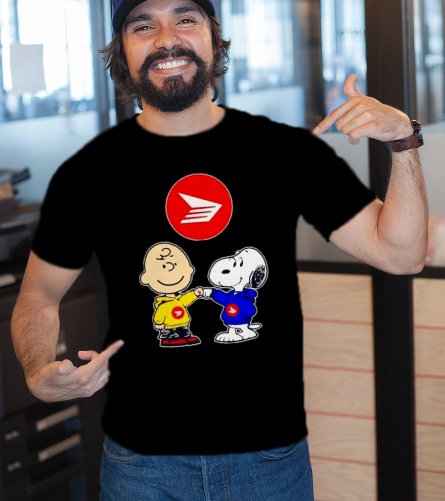Canada Post Charlie Brown And Snoopy T-Shirt