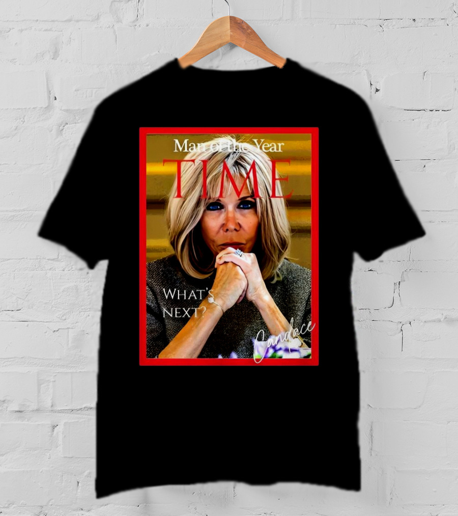 Candace Owens Brigitte Macron Man Of The Year Time T-Shirt