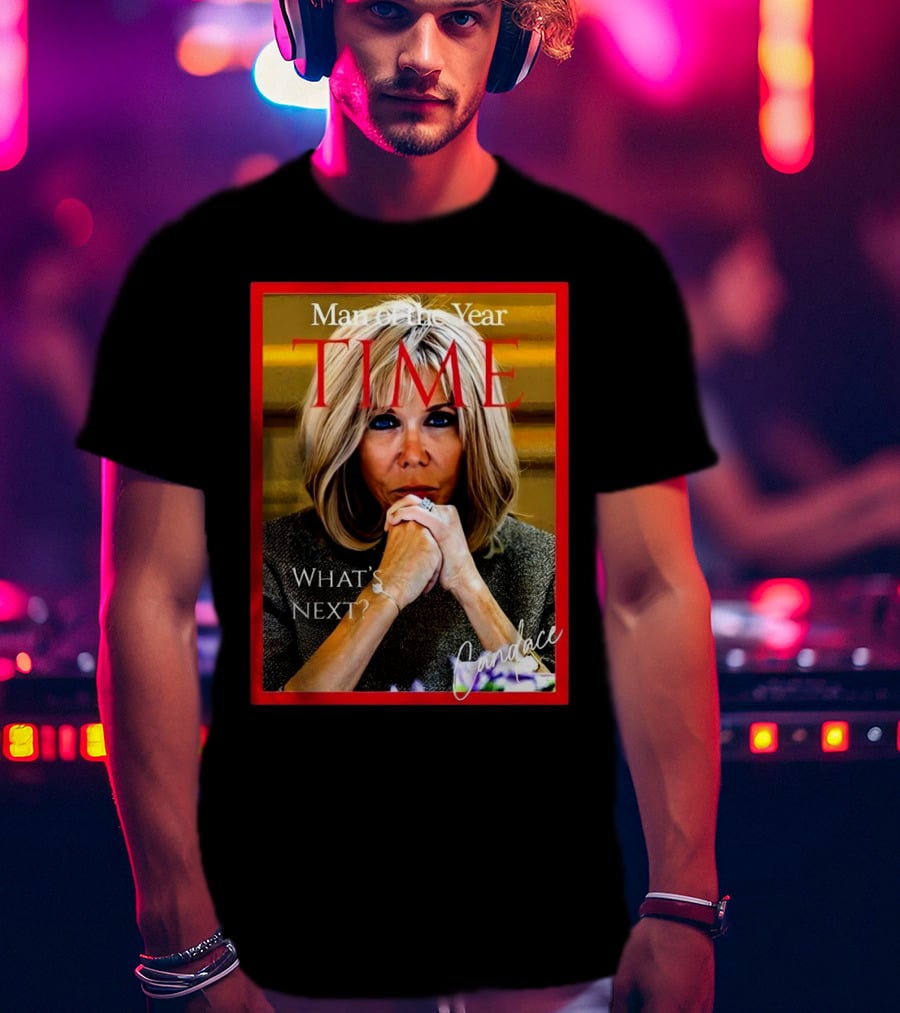 Candace Owens Brigitte Macron Man Of The Year Time T-Shirt