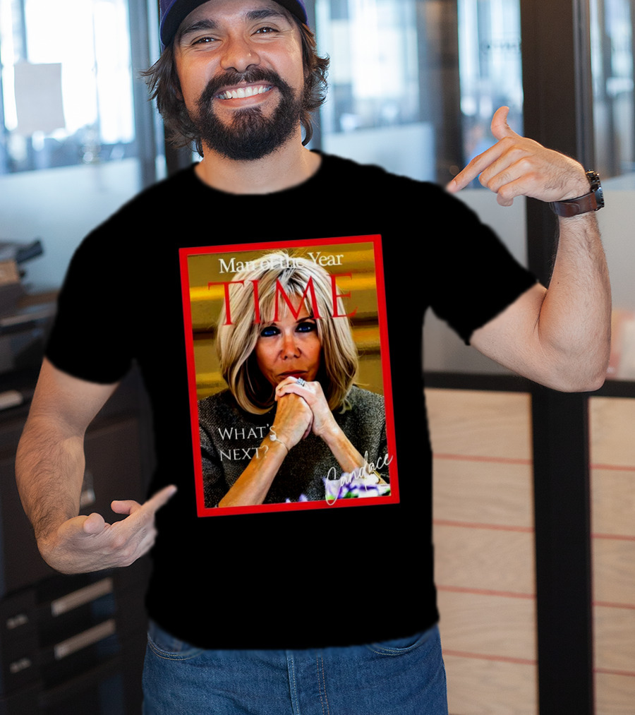 Candace Owens Brigitte Macron Man Of The Year Time T-Shirt
