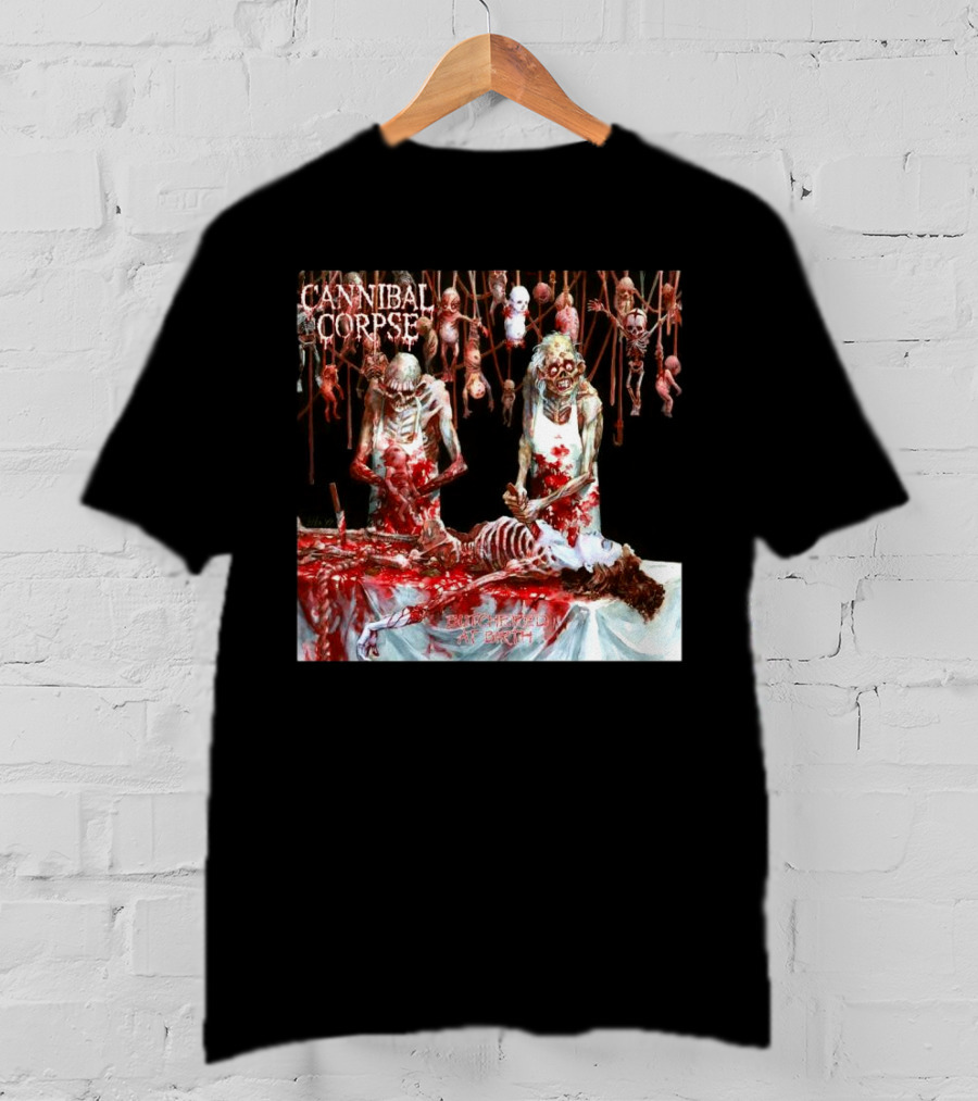 Cannibal Corpse Butchered At Birth 20th June 2025 T-Shirt