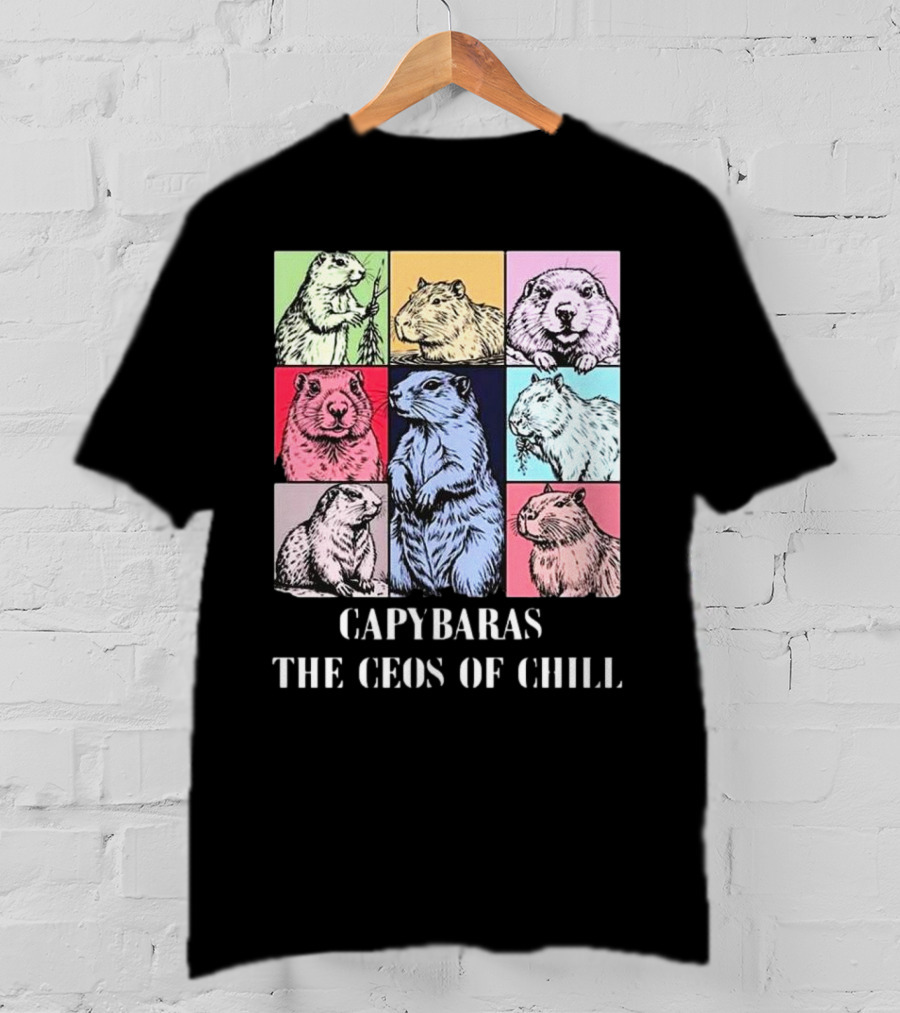 Capybaras The CEOS Of Chill T-Shirt