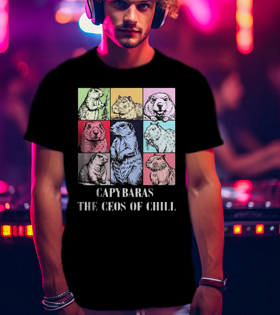 Capybaras The CEOS Of Chill T-Shirt