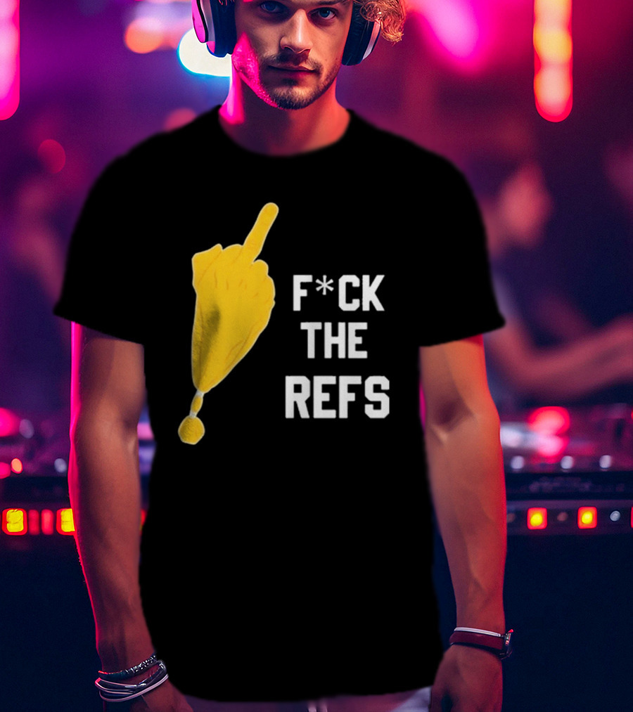 Censored Fuck The Refs Flag T-Shirt