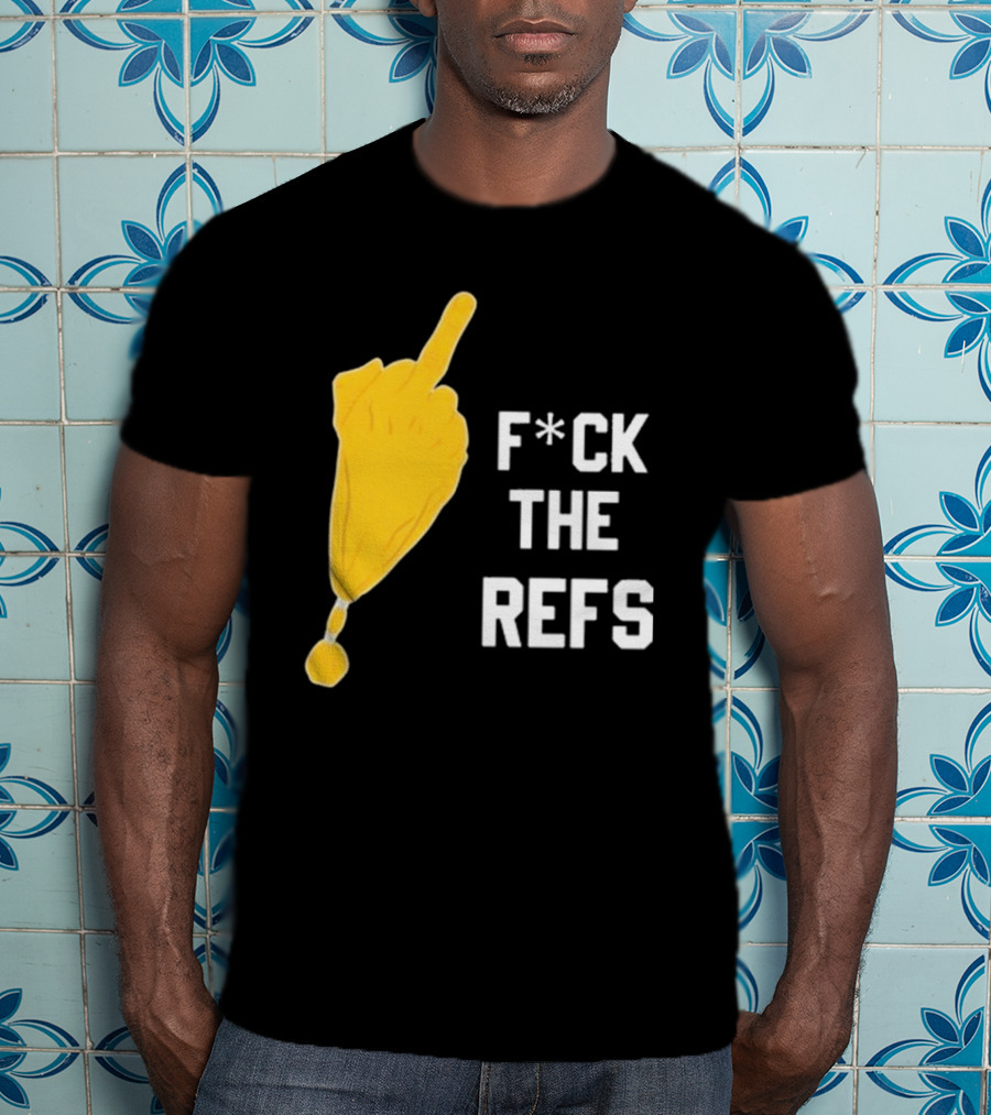 Censored Fuck The Refs Flag T-Shirt