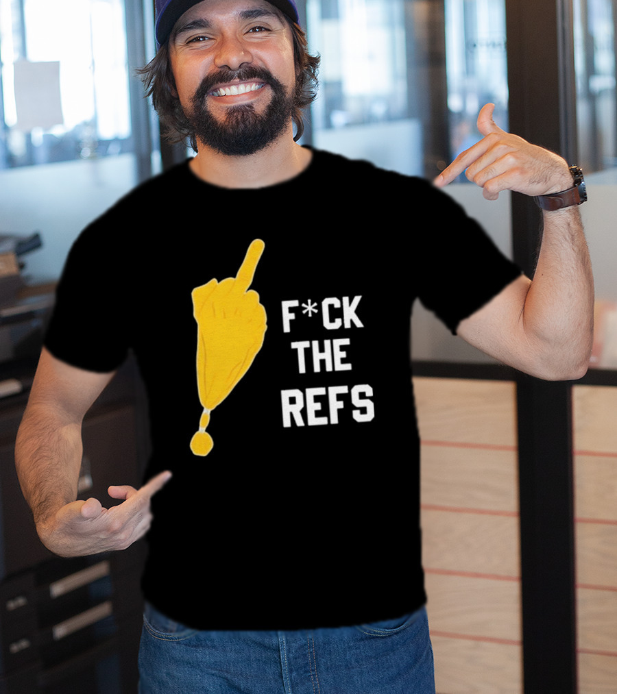 Censored Fuck The Refs Flag T-Shirt