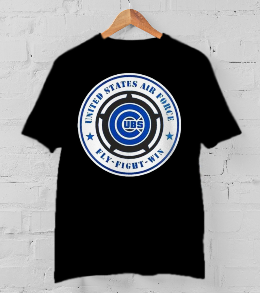 Chicago Cubs United States Air Force Fly Fight Win Military Appreciation Night 2025 T-Shirt