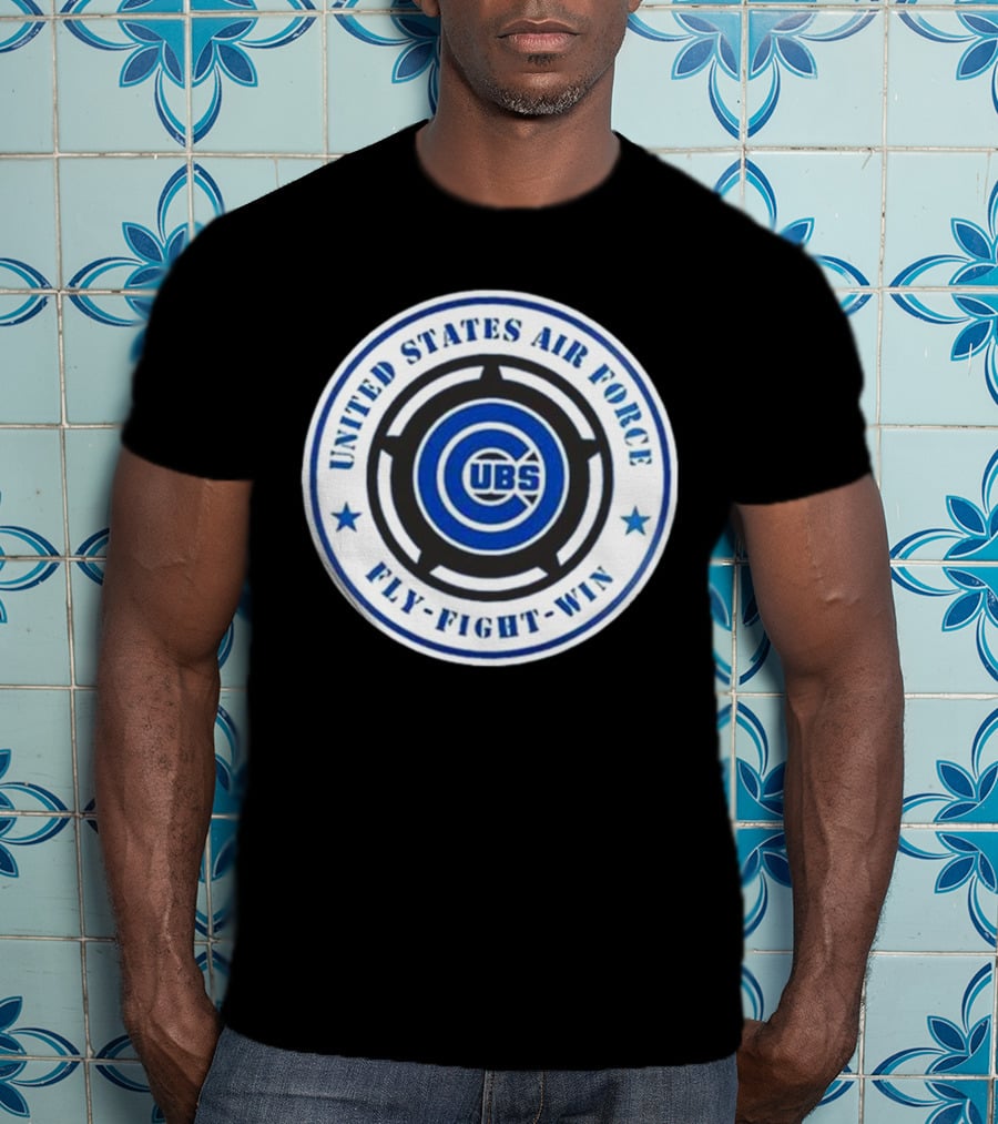 Chicago Cubs United States Air Force Fly Fight Win Military Appreciation Night 2025 T-Shirt