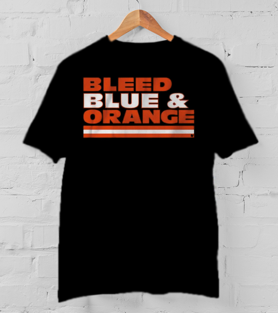 Chicago Football Bleed Blue & Orange T-Shirt