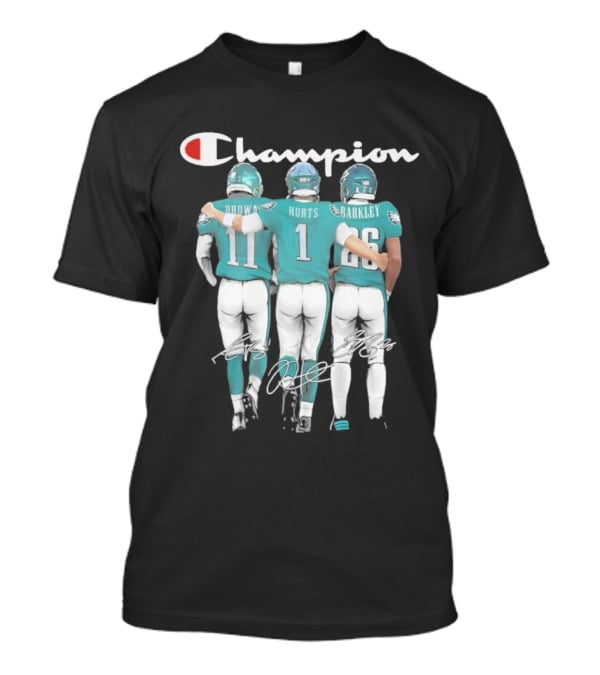 Champion Saquon Barkley Jalen Hurts And Aj Brown T-Shirt