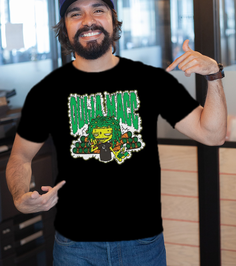 Chapter 17 Records Ouija Macc Stank-Nuggalo 17 Blunts Green T-Shirt