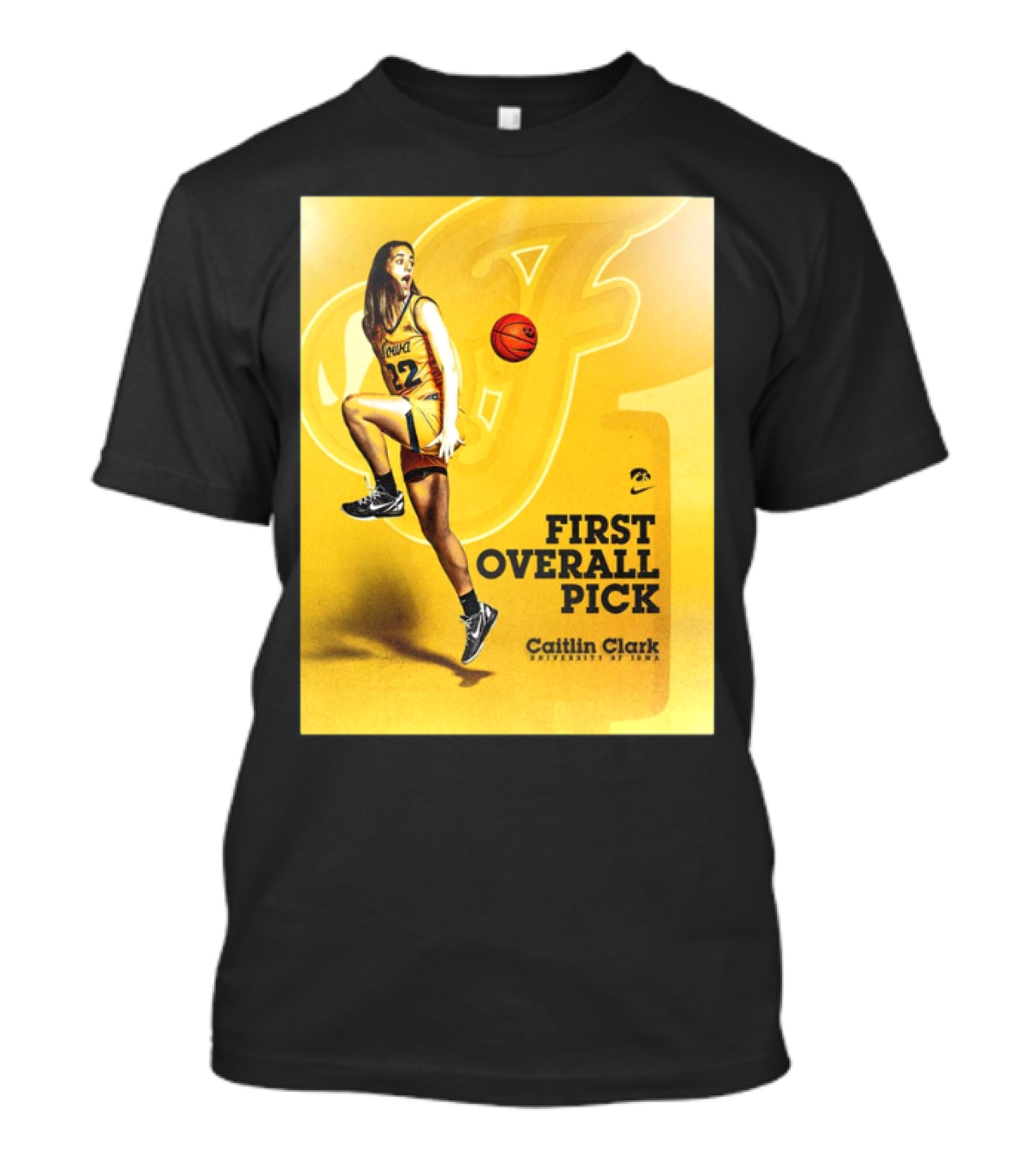 Clark Iowa Hawkeyes Is First Overall Pick To WNBA By Indiana Fever T-Shirt