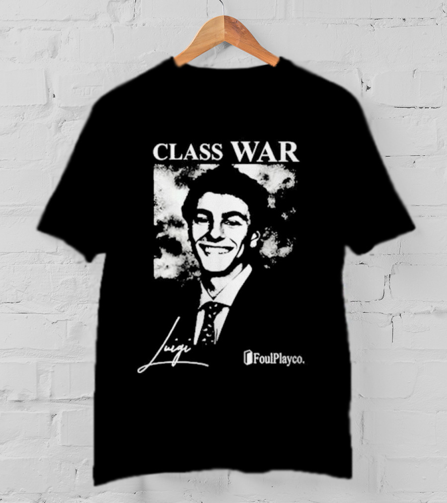Class War Luigi Foul Play T-Shirt