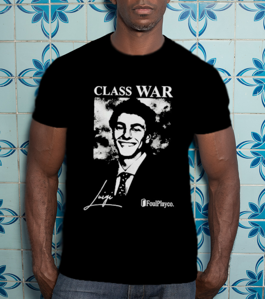 Class War Luigi Foul Play T-Shirt