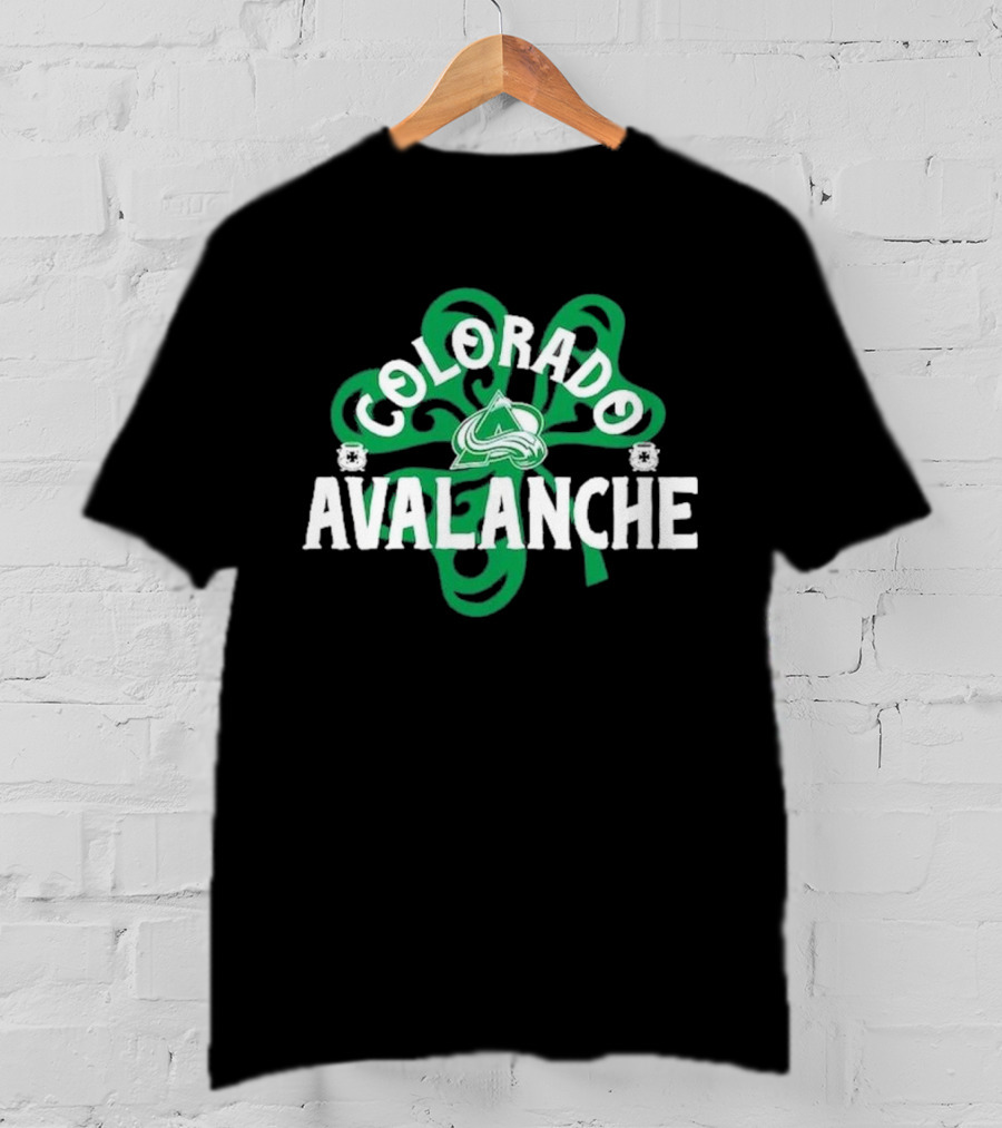 Colorado Avalanche St. Patrick’s Day Richmond Shamrock 2025 T-Shirt