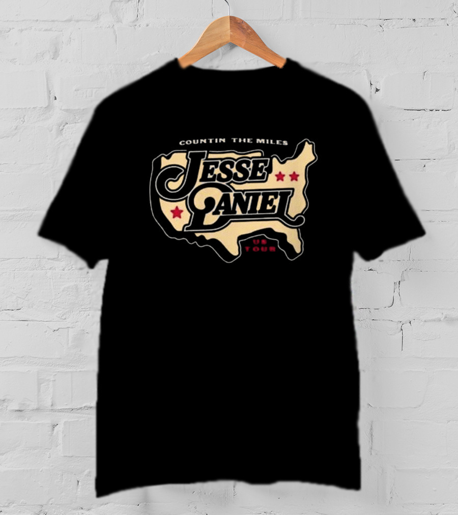 Countin’ The Miles Jesse Daniel Us Tour T-Shirt
