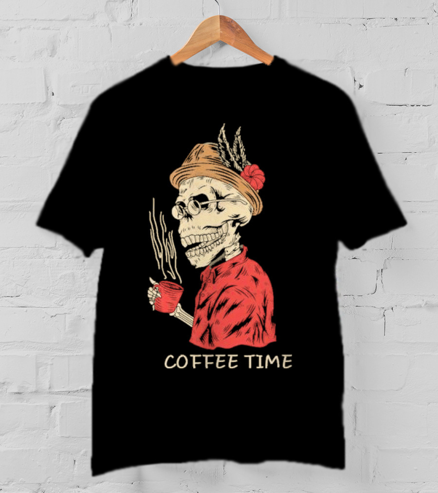 Cowboy Coffee Time T-Shirt