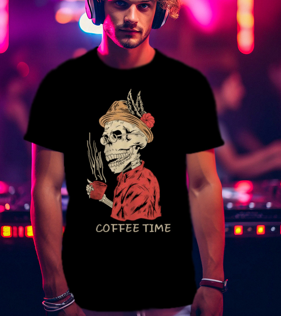 Cowboy Coffee Time T-Shirt