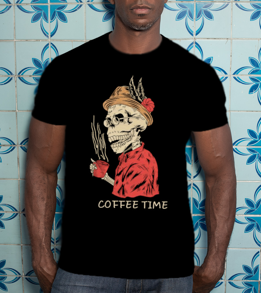 Cowboy Coffee Time T-Shirt