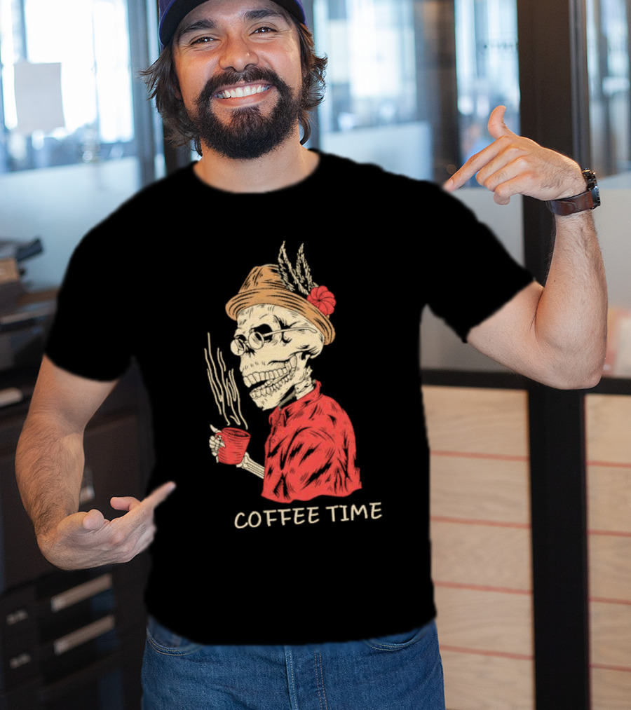 Cowboy Coffee Time T-Shirt