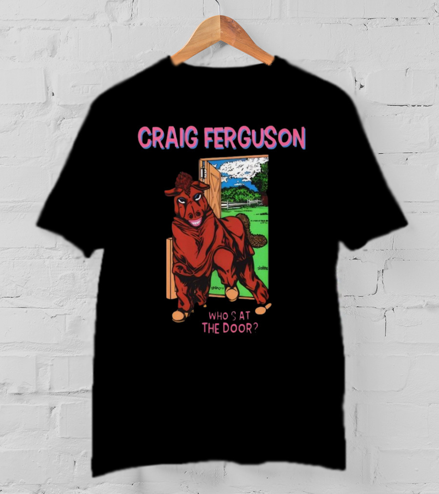Craig Ferguson Who’s At The Door Painting T-Shirt