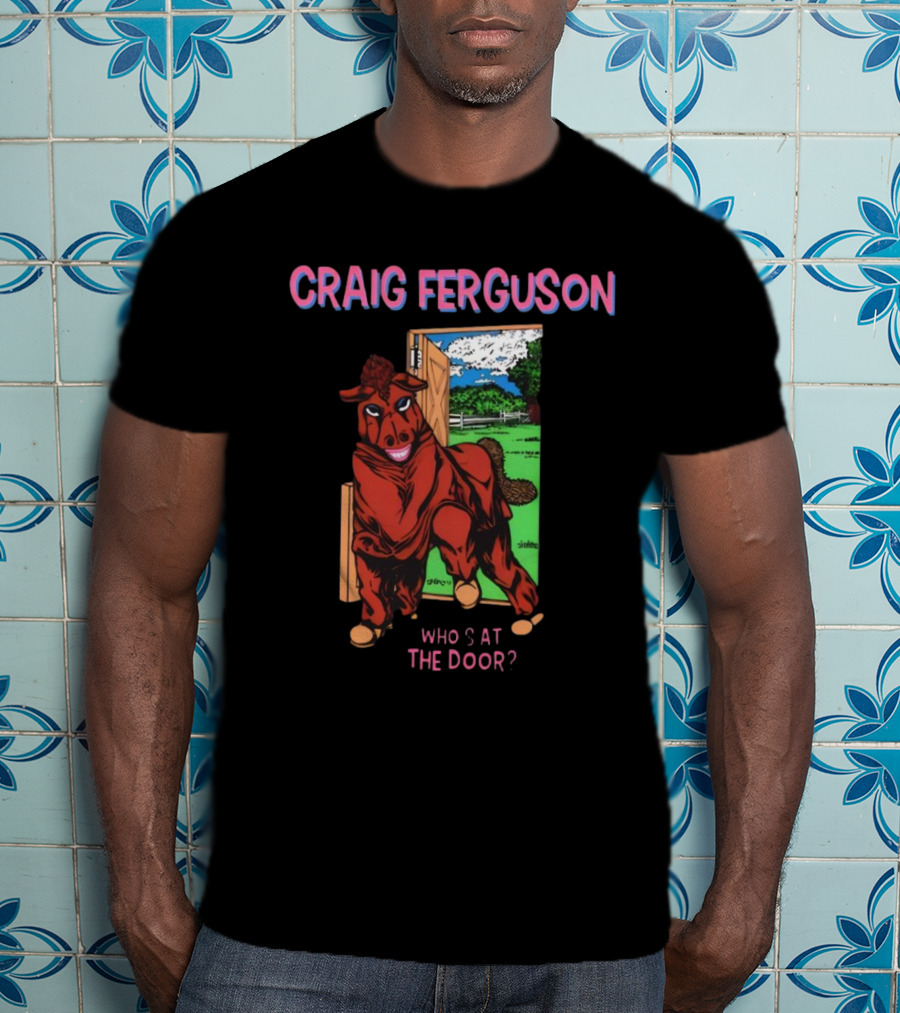 Craig Ferguson Who’s At The Door Painting T-Shirt