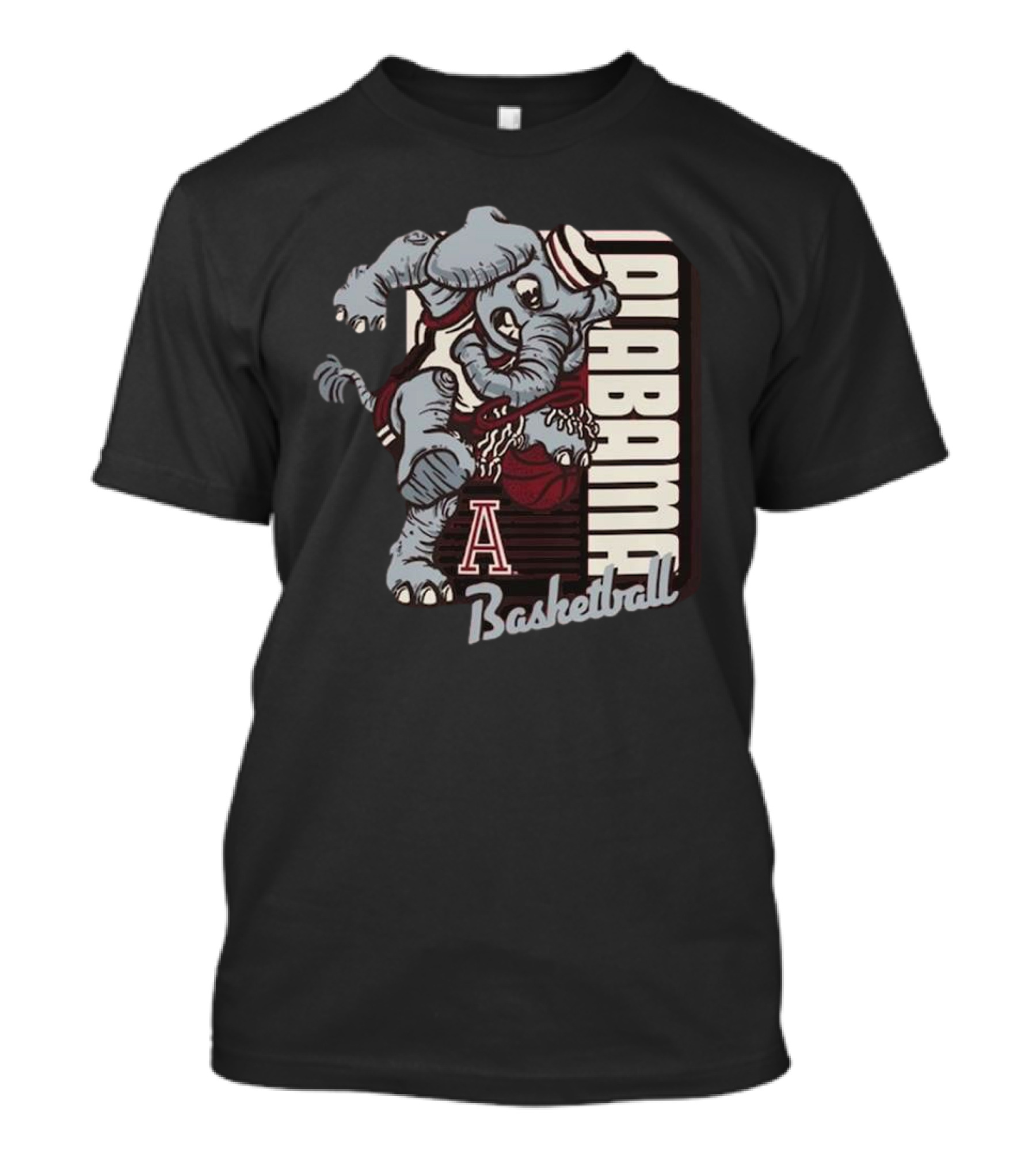 Alabama Basketball Elephant Dunking Mascot Crimson Tide 2025 T-Shirt