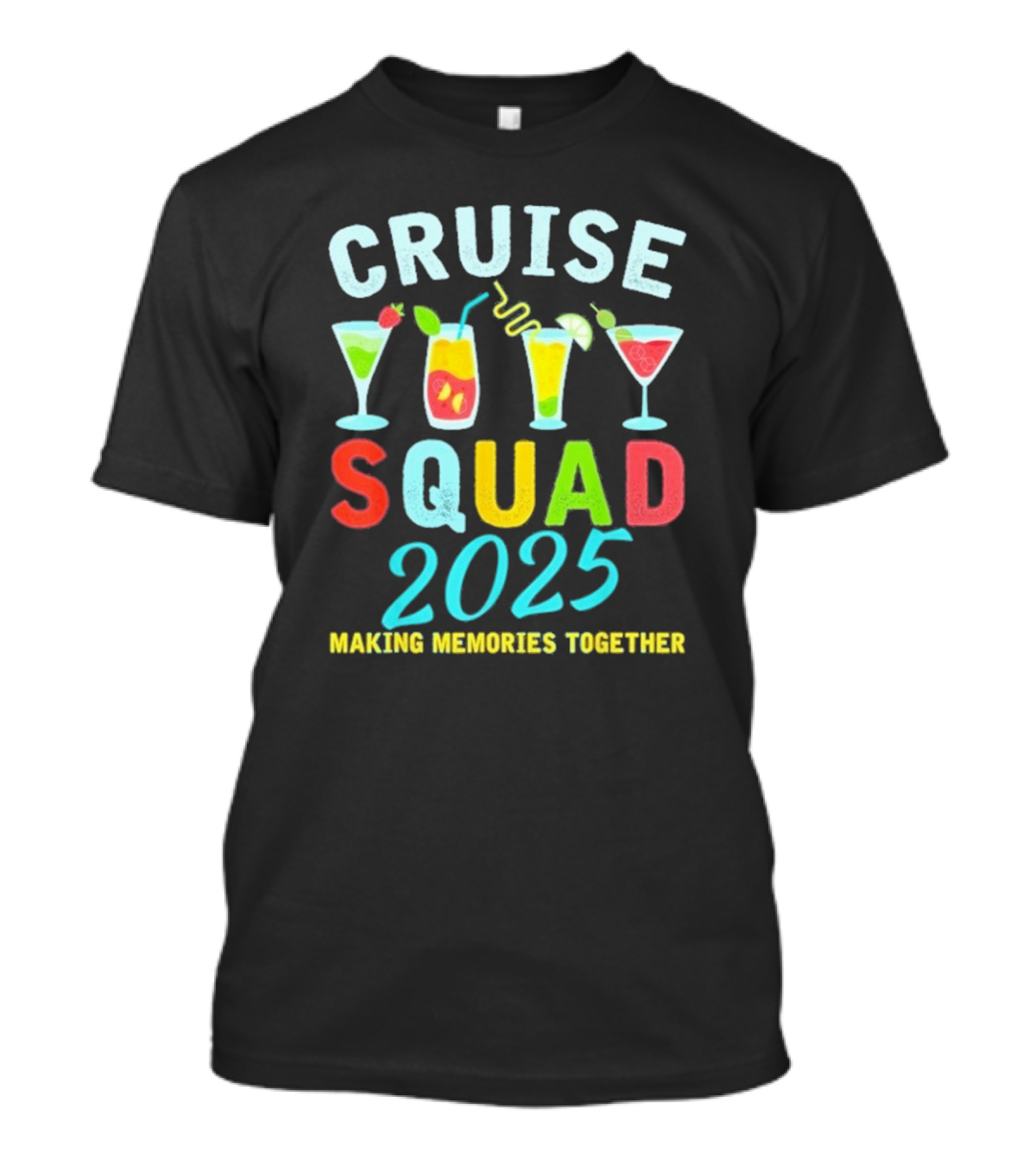 Cruise Squad 2025 Summer Vacation Matching Family Group T-Shirt