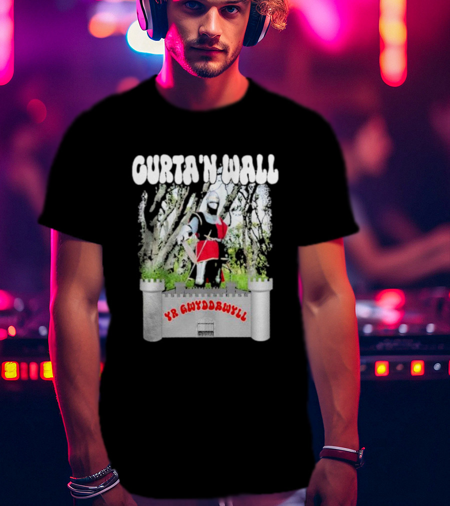 Curta’n Wall Yr Gwyddbwyll Grime Stone Records T-Shirt