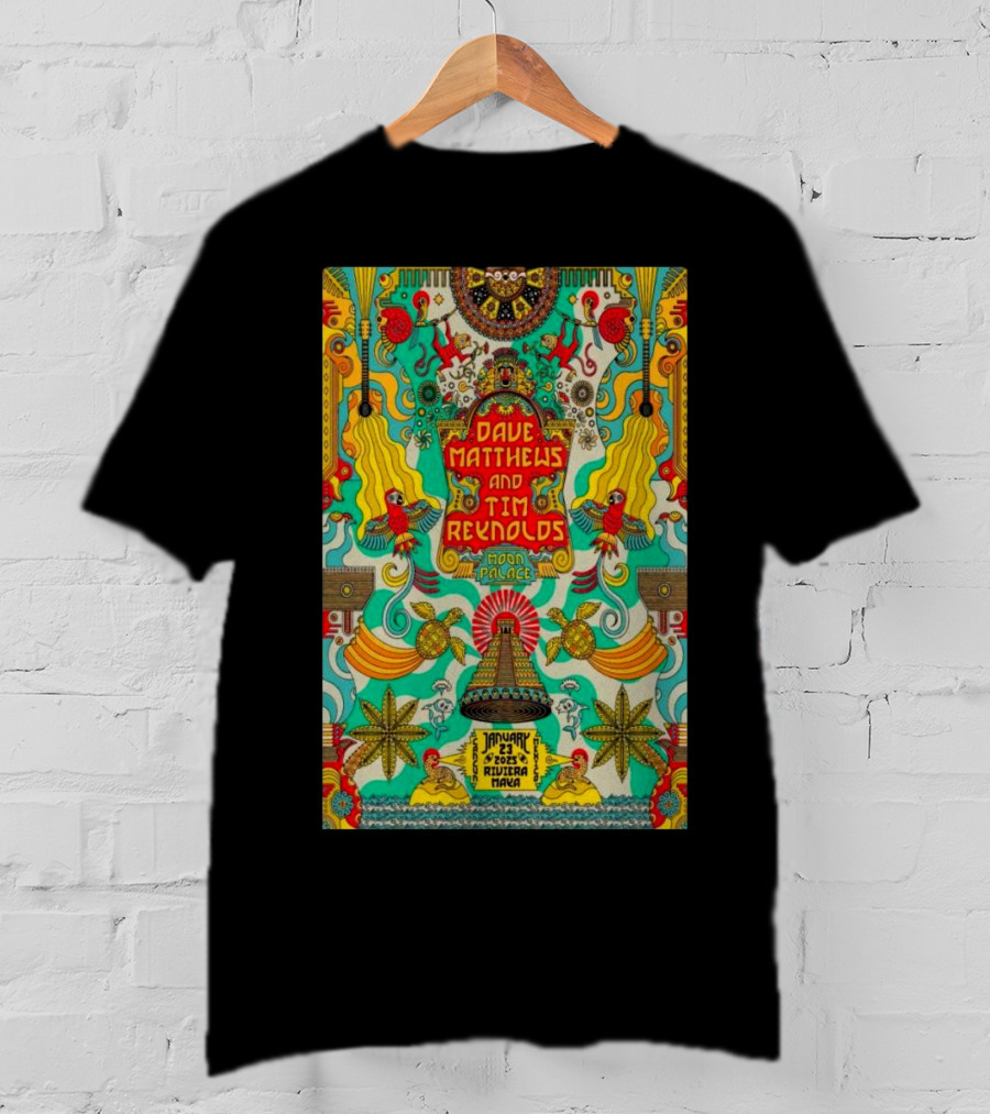 Dave Matthews And Tim Reynolds Moon Palace Riviera Maya, MX Jan 23 2025 Event T-Shirt