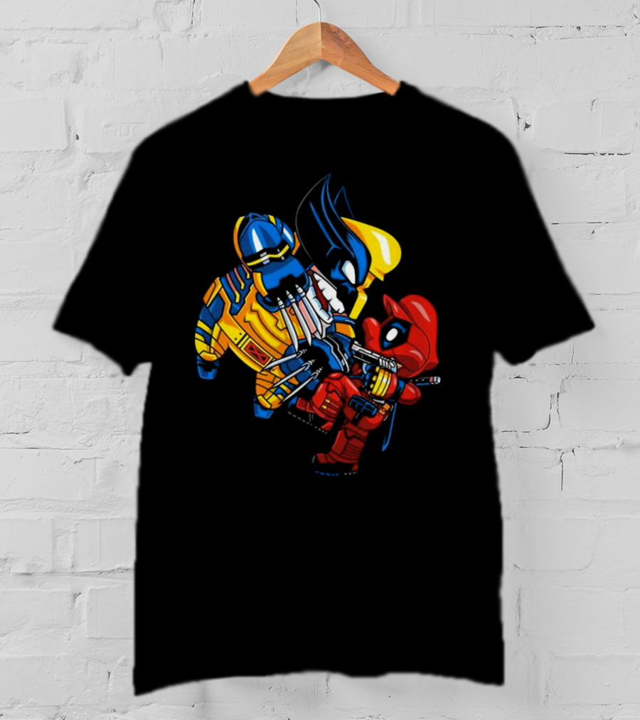 Deadplumber And Warverine Mashup Battle T-Shirt