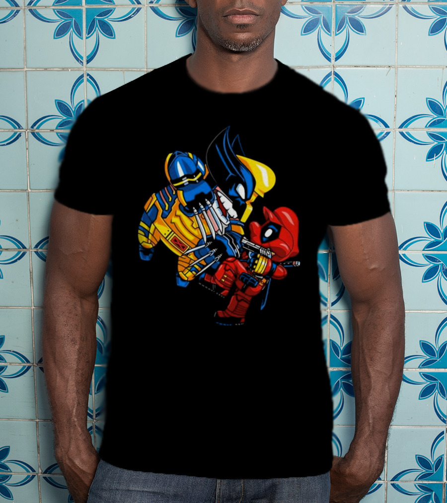 Deadplumber And Warverine Mashup Battle T-Shirt
