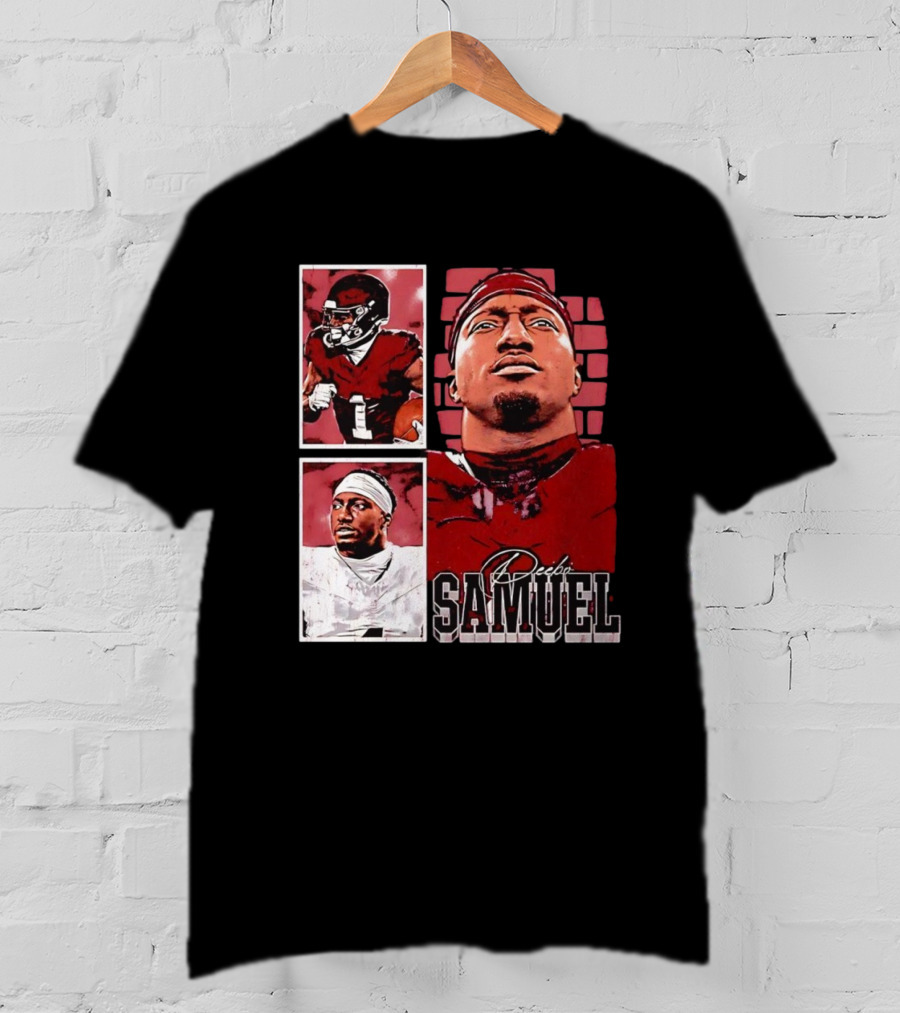 Deebo Samuel Washington Commanders NFLPA Football Signature Vintage T-Shirt