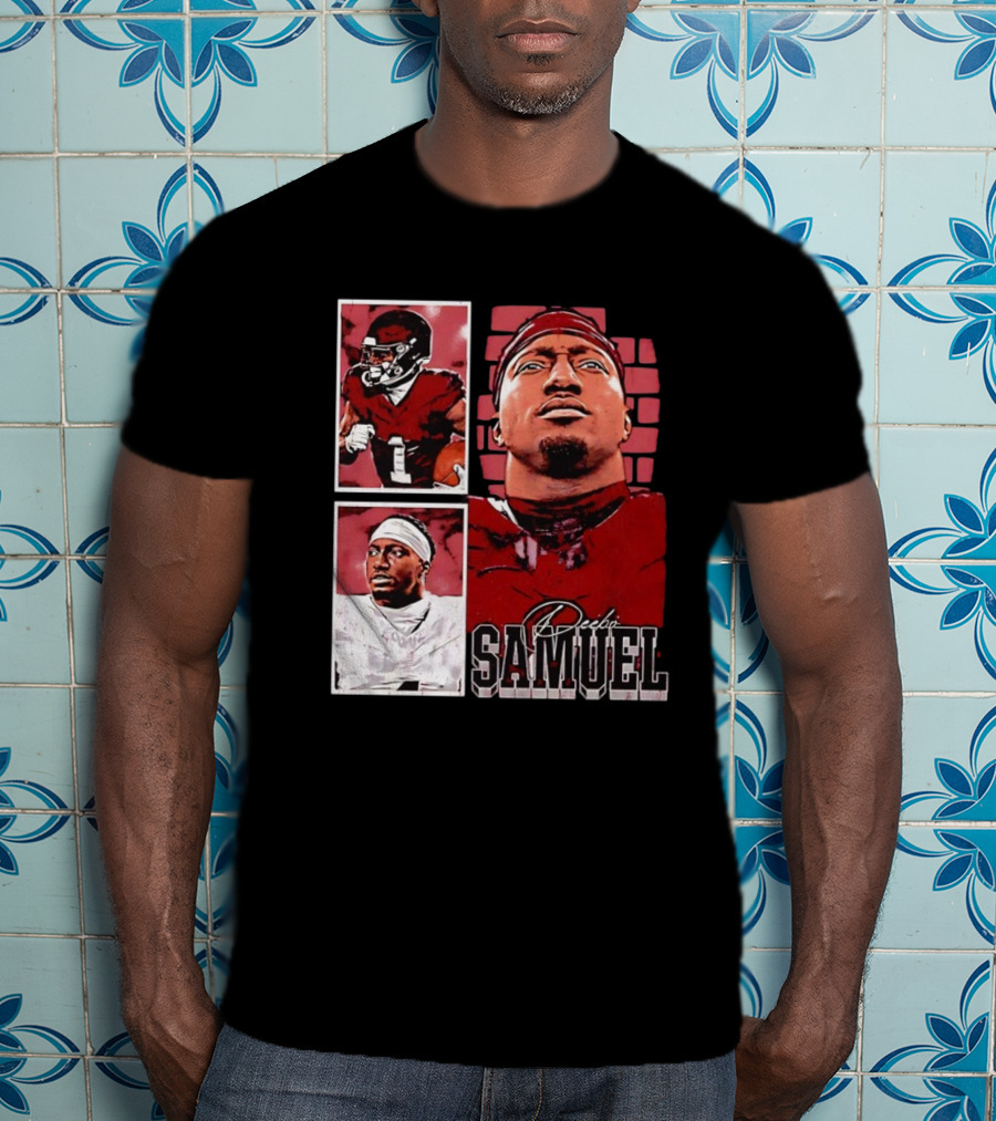 Deebo Samuel Washington Commanders NFLPA Football Signature Vintage T-Shirt