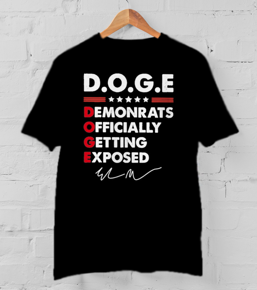 Doge Department Of Government Efficiency Signature T-Shirt