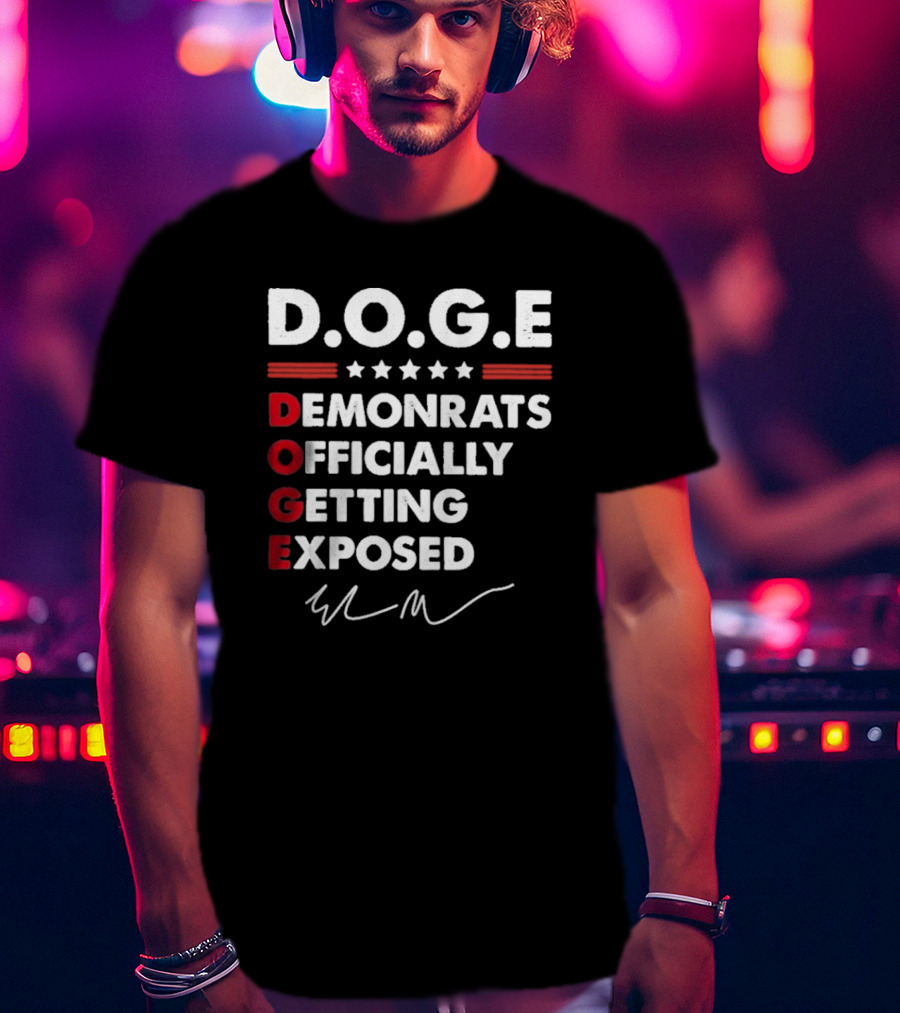 Doge Department Of Government Efficiency Signature T-Shirt